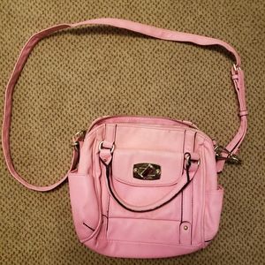 Crossbody pink purse